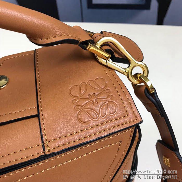 LOEWE羅意威 幾何拼色 原單品質 火遍全世界熱銷款puzzle bag 01137 可折疊 手提肩背斜挎包  jdl1002